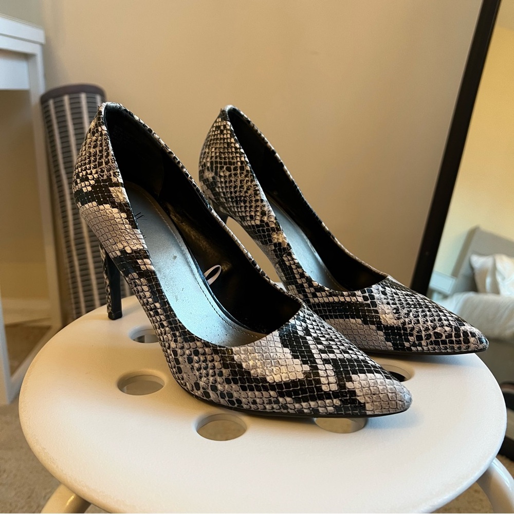 Worthington Snakeskin Heels